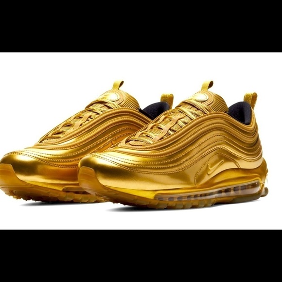 𝅺The Nike Air Max 97 “Gold Medal” Size 9 Men with Box